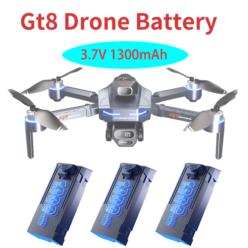 Drone Ae Rc - Layar Baterai Drone GT8 3.7V 1300MAh