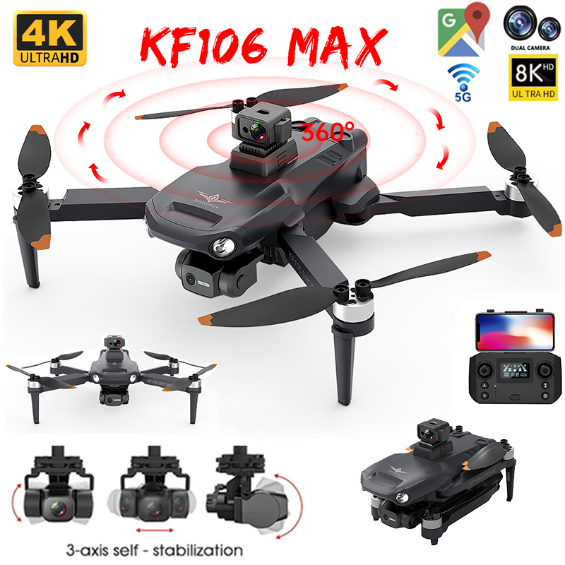 Drone KF106 Max Baru 2022 8K P - Drone Ae Rc ulasan dan harga