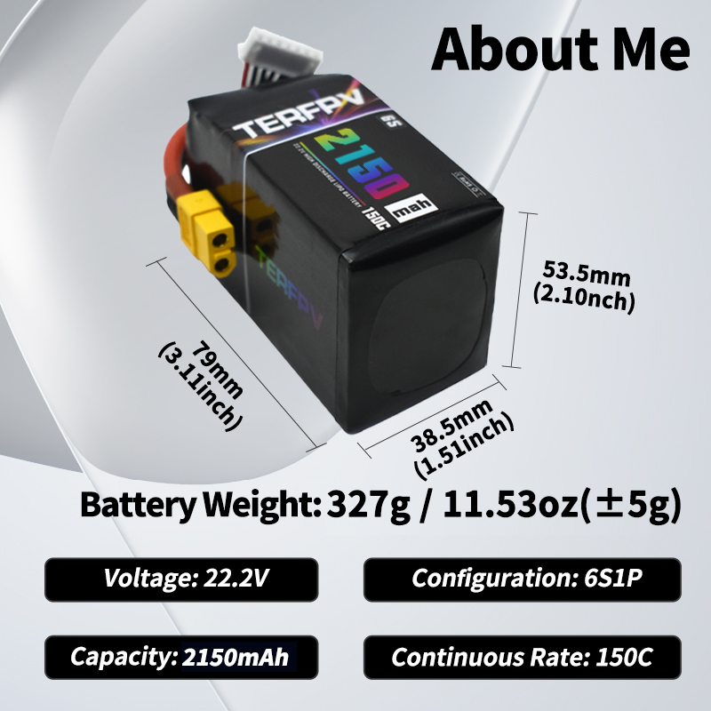 Baterai Lipo TERFPV 6S 22.2V 1 - Drone Rc Leading ulasan dan harga