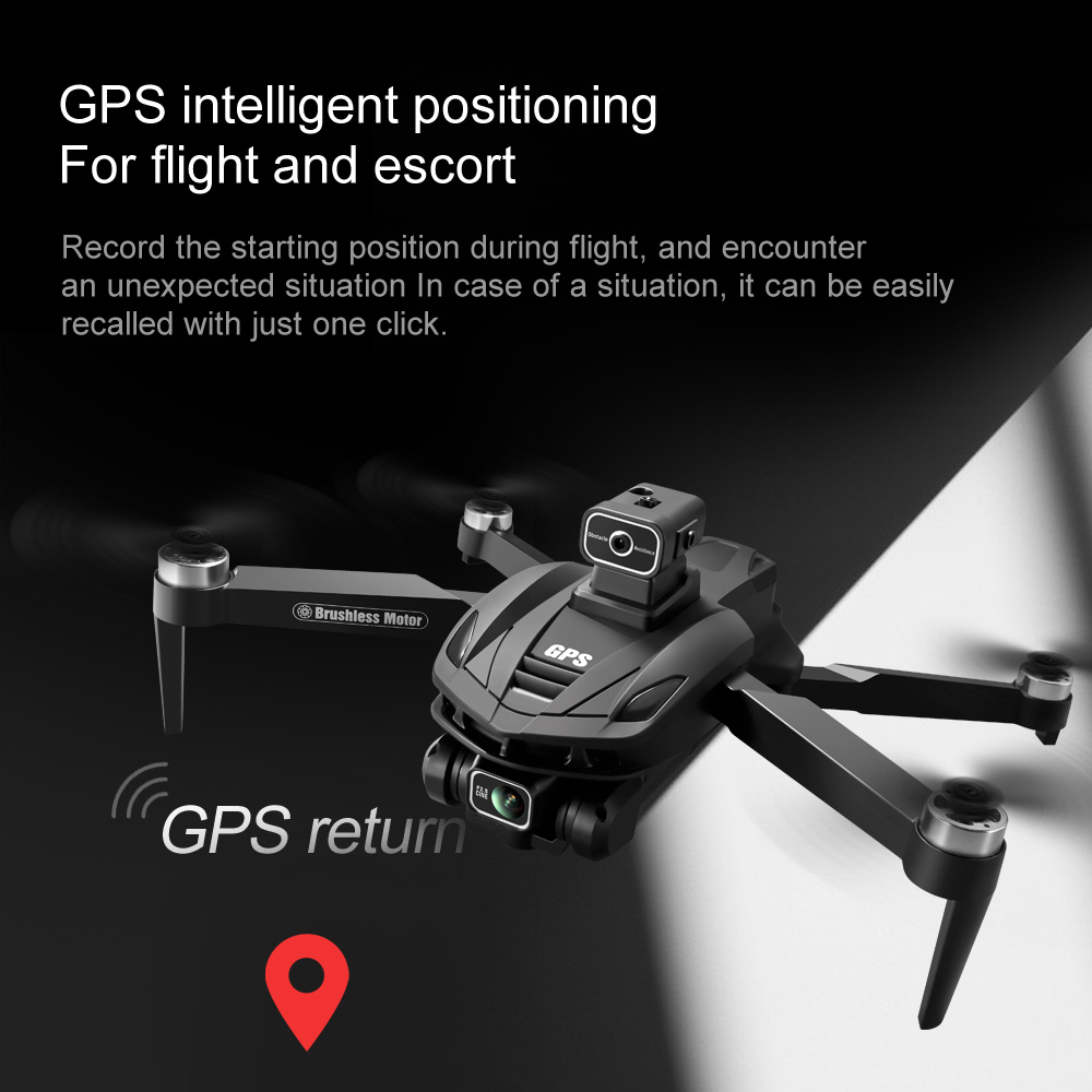 Drone GPS V168 Profesional den - Drone Ae Rc ulasan dan harga