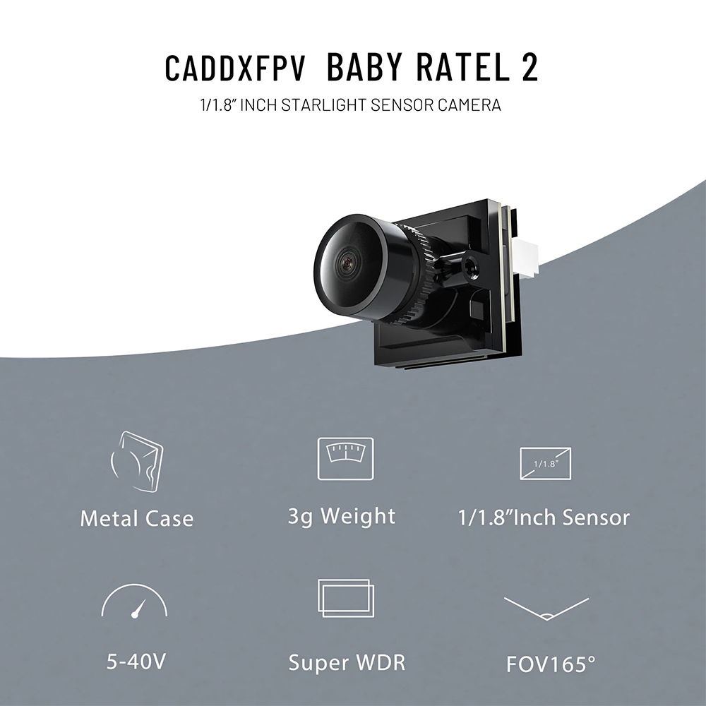 CADDX Kamera Micro FPV Ratel 2 - Drone Rc Leading ulasan dan harga