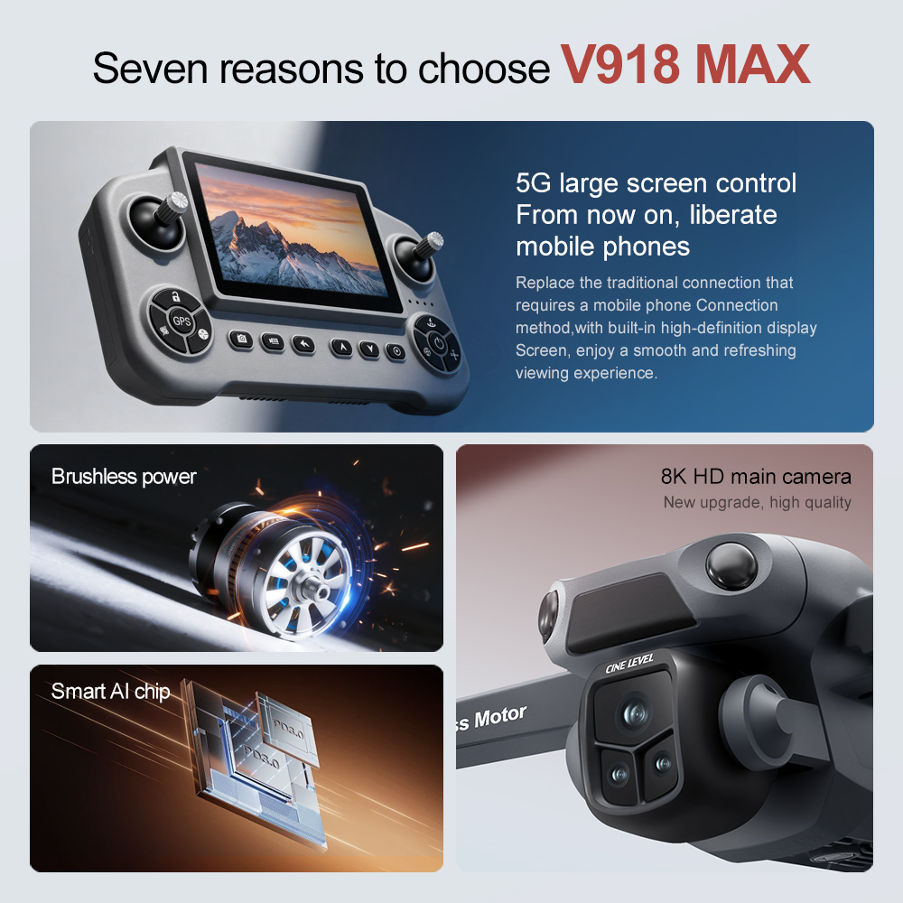 Drone V918 Max GPS Laser Pengh - Jjrc Drone X12 ulasan dan harga