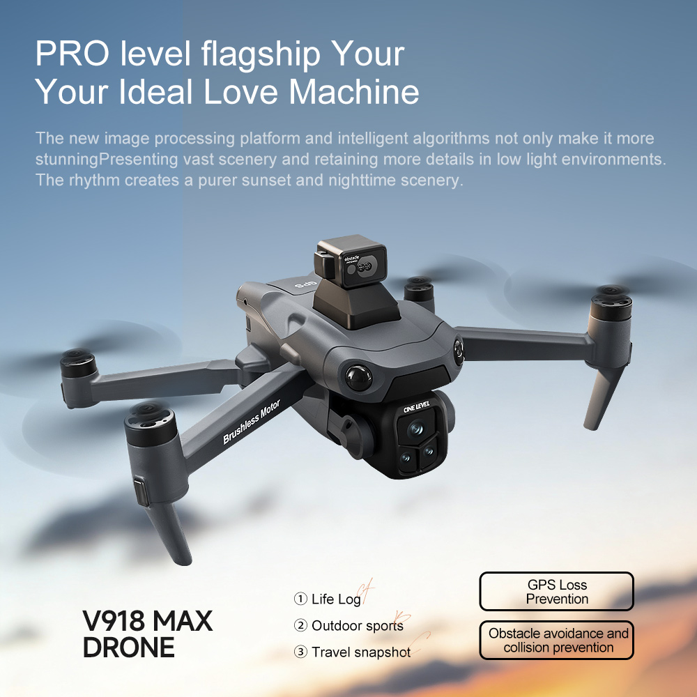 Drone V918 Max GPS Laser Pengh - Jjrc Drone X12 ulasan dan harga